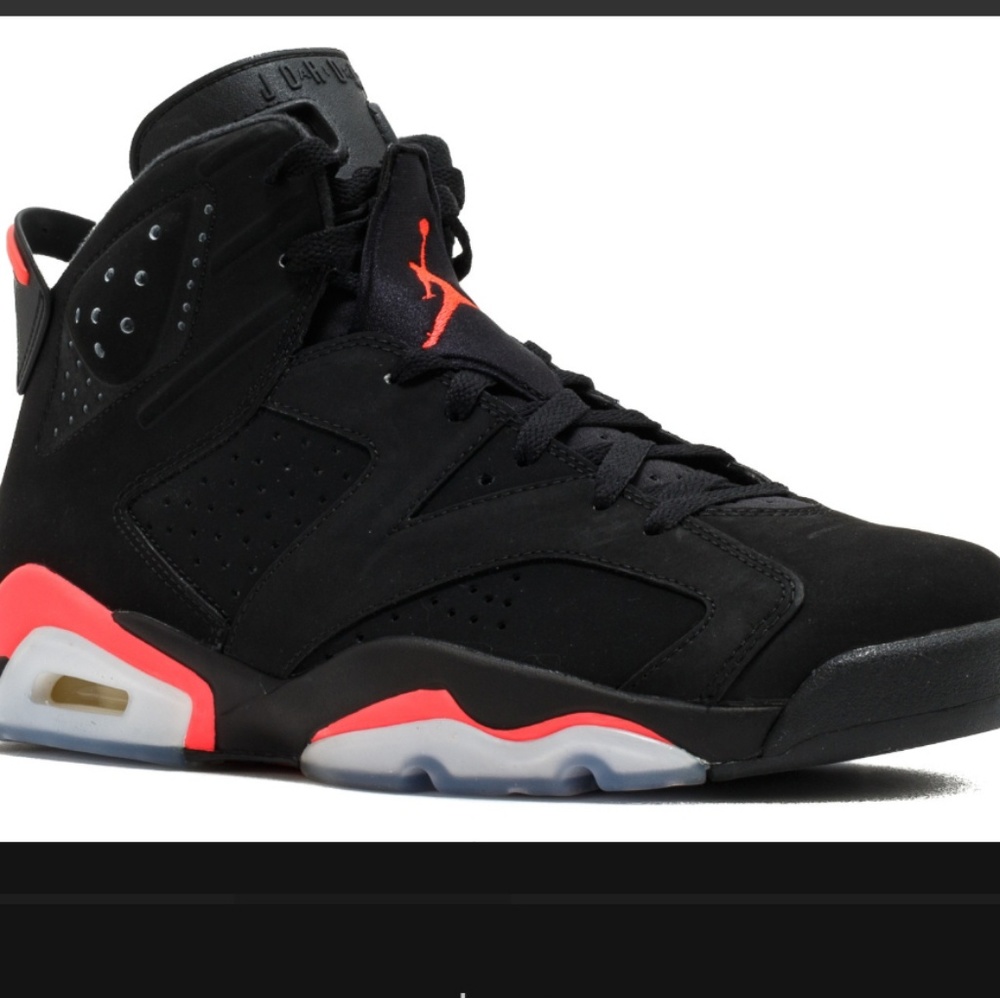 Jordan Infrared 6 Men Size 11 Black